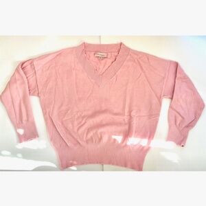 Philosophy Republic Cllothing v neck pink sweater XL